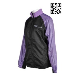 J572 tailor made fit ladies' windbreaker jacket design assorted color plaza property management company coat uniform company supplier J572 tailor made fit ladies' windbreaker jacket design assorted color plaza property management company coat uniform company supplier
